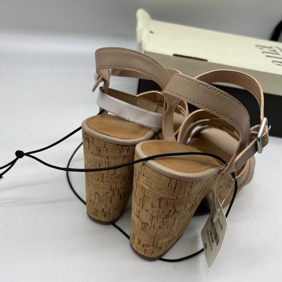 a.n.a Womens Billie Heeled Sandals Nude Color Size 9M - Picture 13 of 14